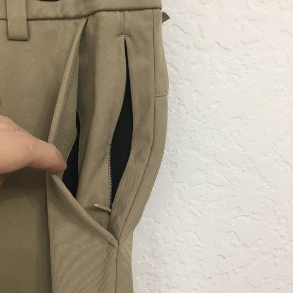 Lululemon Commission Pant Classic Mens Size 34 x 28 Stretch 5 Pockets Beige - Picture 3 of 15